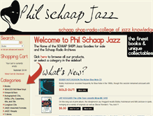 Tablet Screenshot of philschaapjazz.com